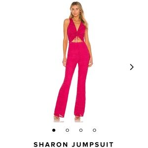 Lovers + Friends Fuchsia Jumpsuit